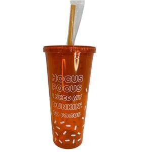NEW EXCLUSIVE Dunkin’ Halloween Glow in the Dark 24 oz Tumbler